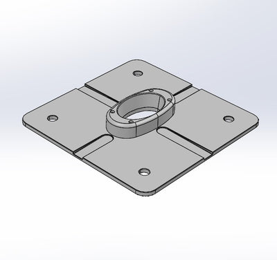 Self-Draining Waterproof Base Plate