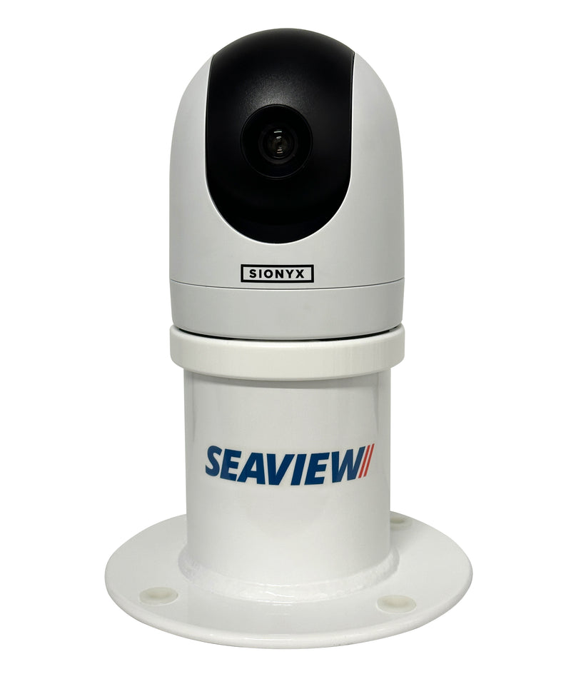 Seaview vertical mount for cameras or search lights, compact base design.